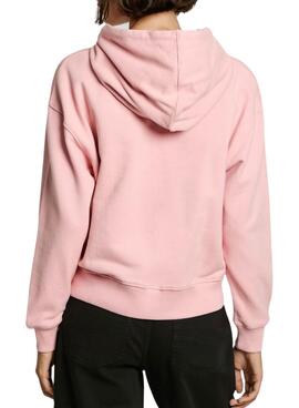 Sweatshirt Pepe Jeans Maddy rosa für Frauen