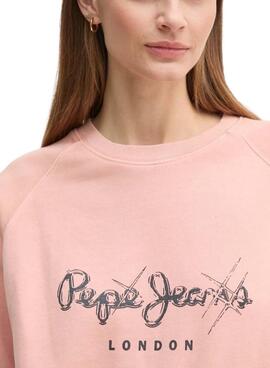 Sudadera Pepe Jeans Lupita rosa für Frauen