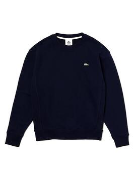 Sweatshirt Lacoste Live Unisex Plüsch Marine