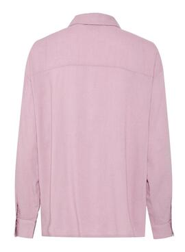 Bluse Pieces Pia in Rosa für Damen