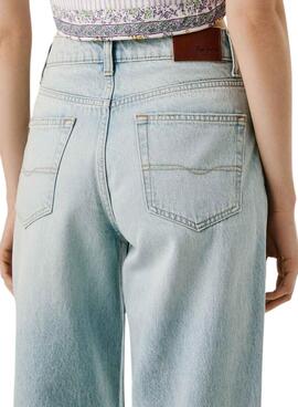 Jeanshose Pepe Jeans Wide Trun Up für Frauen.