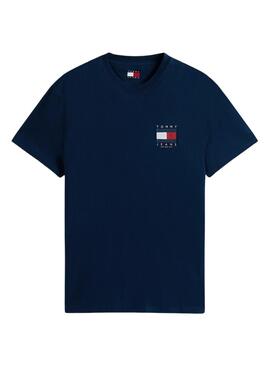 Tommy Jeans Flag T-Shirt in Blau für Herren