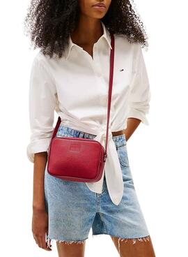 Umhängetasche Tommy Jeans Must Camera Bag Rot für Frauen