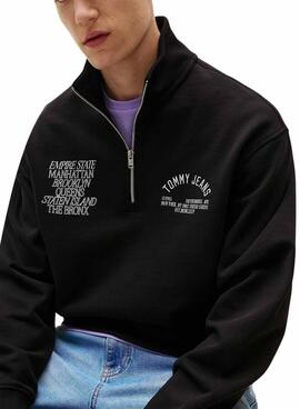 Sweatshirt Tommy Jeans New York schwarz für Herren