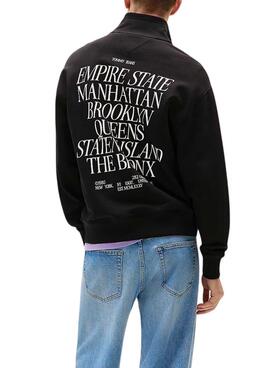 Sweatshirt Tommy Jeans New York schwarz für Herren
