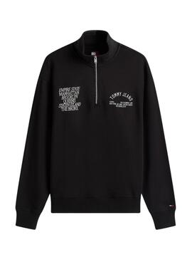 Sweatshirt Tommy Jeans New York schwarz für Herren