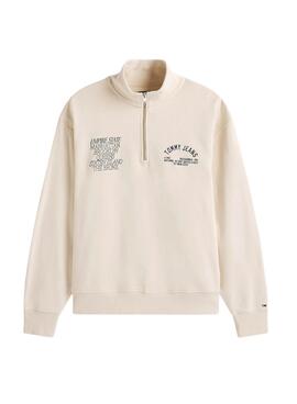 Sweatshirt Tommy Jeans New York beige für Herren