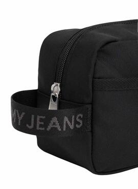 Kosmetiktasche Tommy Jeans Essential Daily Schwarz für Herren und Damen