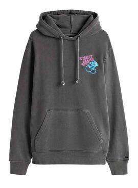 Sudadera Tommy Jeans Novelty grau für Herren.