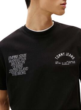 T-Shirt Tommy Jeans New York schwarz für Herren