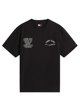 T-Shirt Tommy Jeans New York schwarz für Herren