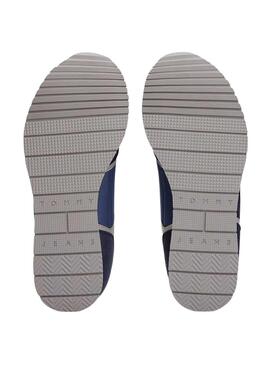 Turnschuhe Tommy Jeans Runner Casual blau für Herren