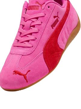 Turnschuhe Puma Speedcat OG in Fuchsia und Rot für Damen