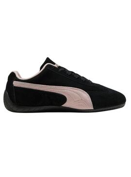 Sneakers Puma Speedcat OG Schwarz und Rosa für Damen.