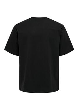 T-Shirt Only and Sons Curated schwarz für Herren