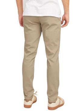 Hose Chino Jack and Jones Marco in Beige für Herren.