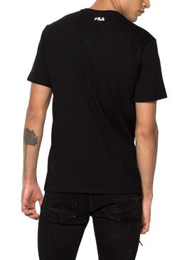 T-Shirt Fila Pure Black Für Herren und Damen