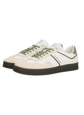 Turnschuhe Tommy Jeans The Greenwich in Weiß und Grün für Herren