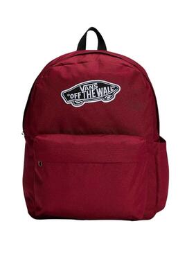 Rucksack Vans Old Skool in Burgunderrot für Damen und Herren.