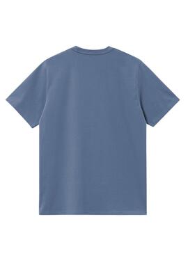 T-shirt Carhartt American Script in Blau für Herren