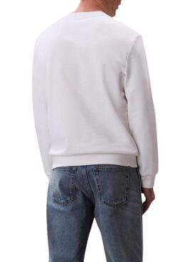 Sweatshirt Calvin Klein Jeans Bauhaus weiß für Herren