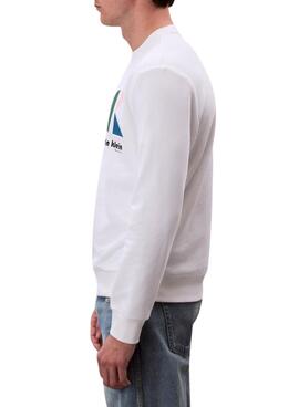 Sweatshirt Calvin Klein Jeans Bauhaus weiß für Herren