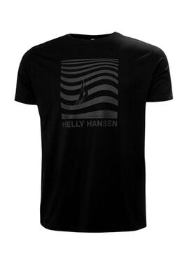 T-Shirt Helly Hansen Shoreline in Schwarz für Herren