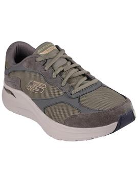 Skechers Arch Fit Turnschuhe in Grün für Herren