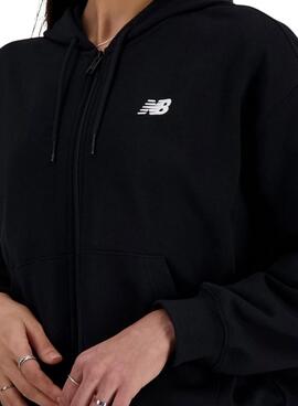 Jacke New Balance Sport Schwarz für Damen