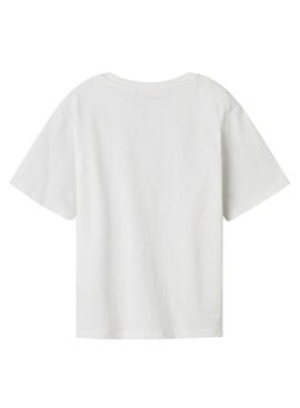 T-shirt Name It Lise Marie weiß für Mädchen