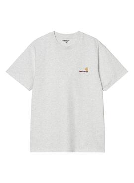 T-shirt Carhartt American Script grau für Herren