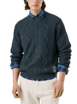 Pullover Pepe Jeans Perry in Marineblau für Herren