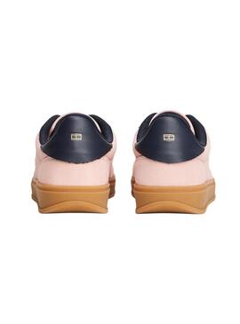 Turnschuhe Tommy Hilfiger Heritage rosa für Frauen