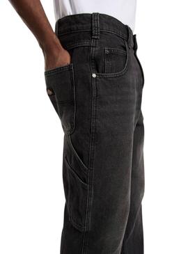 Schwarze Dickies Garyville Jeans für Herren