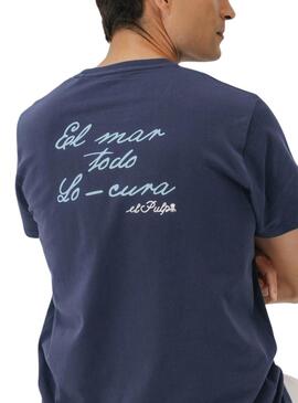 T-Shirt El Pulpo Das Blaue Meer für Herren