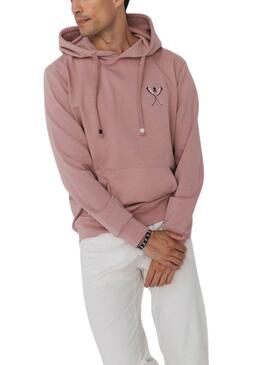 Pullover Der Oktopus Palas in Puderrosa für Herren.