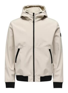 Herrenjacke Only and Sons Bowie in Beige.