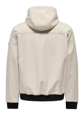 Herrenjacke Only and Sons Bowie in Beige.