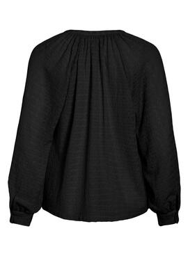 Bluse Vila Vibabera Schwarz für Damen