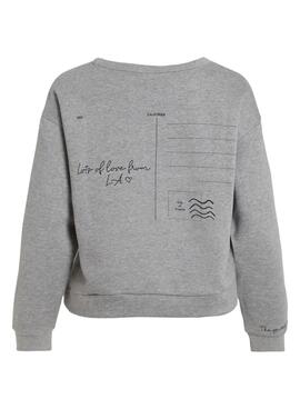 Pullover Vila Vimaldea grau für Damen