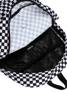 Rucksack Vans Old Skool Checkerboard in Schwarz und Weiß