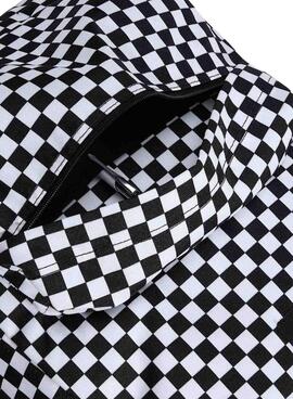 Rucksack Vans Old Skool Checkerboard in Schwarz und Weiß