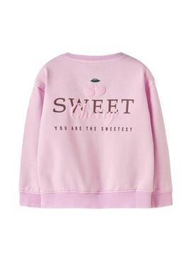 Sweatshirt Name It Nadena in Rosa für Mädchen