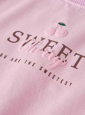 Sweatshirt Name It Nadena in Rosa für Mädchen