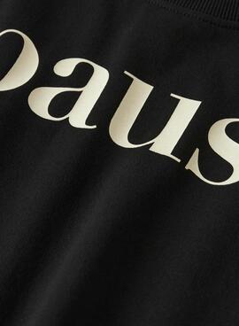 Sweatshirt Name It Noriana in Schwarz für Mädchen.