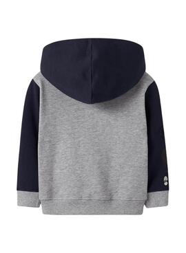 Fleecejacke Name It Nyree grau für Jungen
