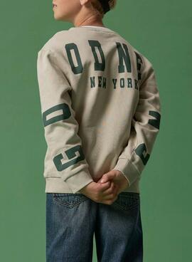 Sudadera Name It Nolen Beige für Jungen