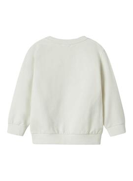 Sweatshirt Name It Notus weiß für Jungen