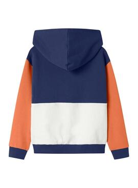 Sweatshirt Name It Nola marine für Jungen.