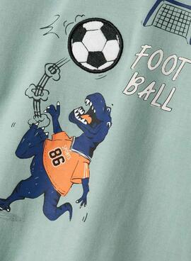 T-shirt Name It Abir Grün für Jungen